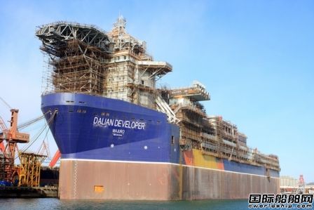 中遠船務“大連開拓者”號建造順利