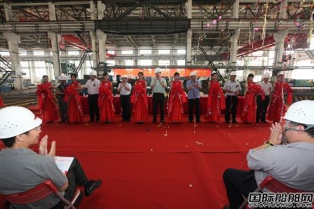 黃埔造船8000KW海洋救助船開工