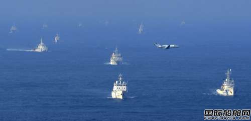 12艘中國公務船同時巡航釣魚島 