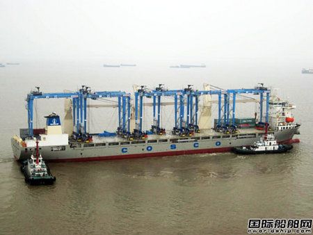 中遠航運重吊船連續打破裝載貨物紀錄
