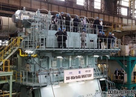 溫特圖爾展示新型雙燃料低速機