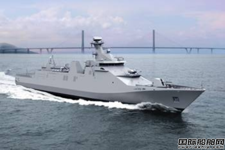 荷蘭印尼聯手建造印尼海軍導彈護衛艦下水