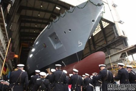 德國海軍命名第3艘F125級護衛艦