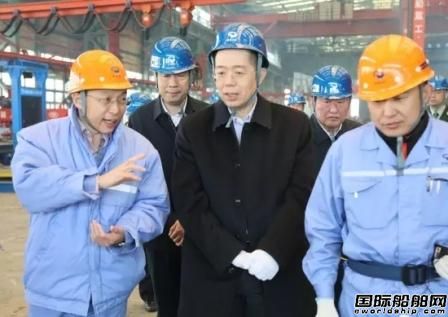 “老船人”譚作鈞來到大船集團調研