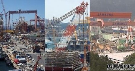 韓國船企4月接單量再奪全球第一