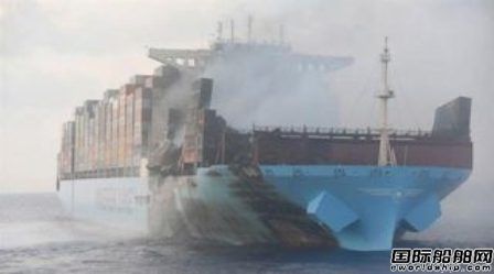 馬士基事故船“Maersk Honam”輪抵達杰貝阿里錨地