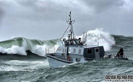 英國海軍新建水道測量船海試遭遇惡劣天氣
