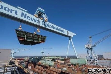 美國海軍肯尼迪號核動力航母已經完成75%結構建造