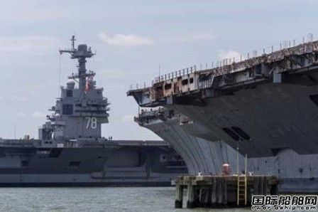 美國海軍最新航母返回Newport News Shipbuilding保養