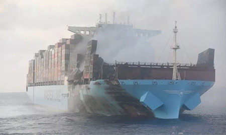 遭遇大火的“Maersk Honam”輪將在現代重工重建