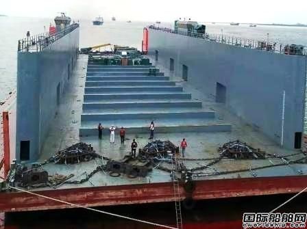 中船重工尼日利亞船廠5000噸舉力浮船塢投入運營