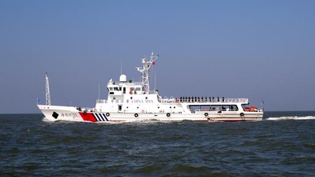 臺州沿海水域最大最先進公務執法船正式列編