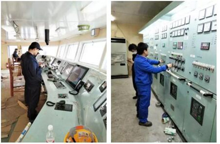光彩電器成功調試三菱低速機遙控系統
