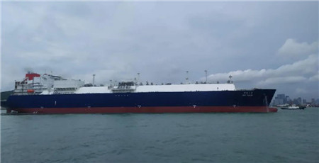 蛇口友聯完成2020年首艘超大型雙槳電推LNG船修理