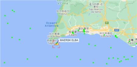 “MAERSK ELBA”輪葡萄牙海域發生機艙失火事故