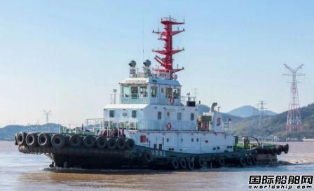 凱靈船廠4000馬力全回轉港作拖輪下水