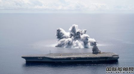 相當于4級地震！美國“福特”號航母完成首次全艦沖擊試驗