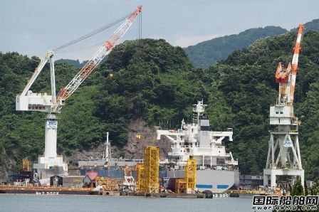 日本造船業技術工人首次降至1萬人以下