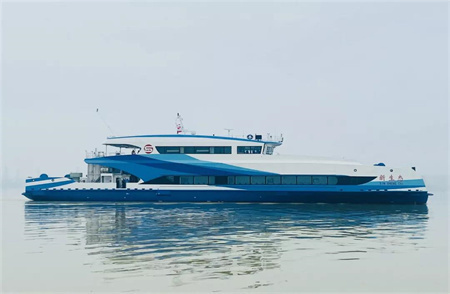 益陽中海船舶建造世界首艘純超級電容動力渡輪順利試航