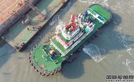 鴻云實業交付5200馬力拖輪“東方02”號