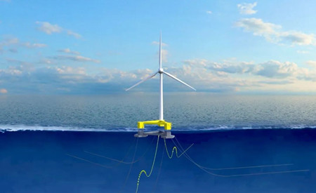 惠生海工半潛式浮式風電基礎方案獲頒DNV認證