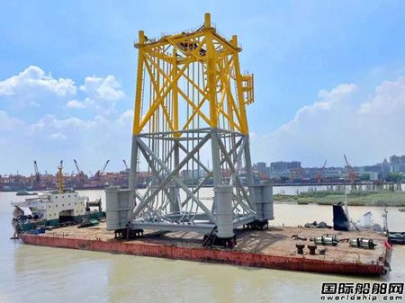 文船重工交付中廣核汕尾甲子二導管架