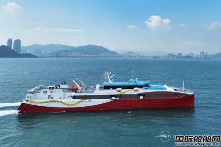 Incat Crowther設計首艘韓國船廠建造高速客船交付