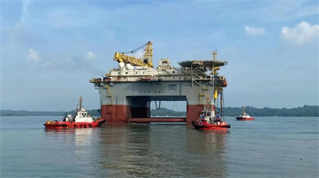 國海公司盤活又一非標海工裝備資產