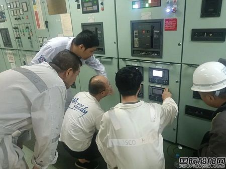 威?？萍紴椤靶曼S埔”輪加裝“海盾”高壓岸電系統和壓載水系統順利交付