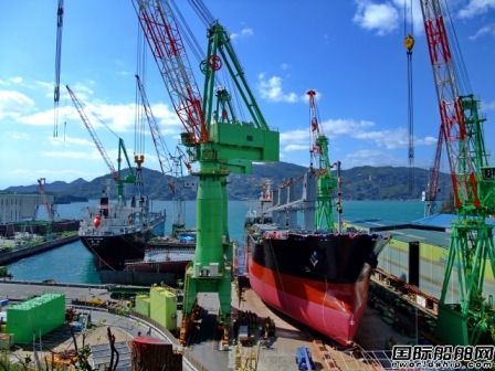 日本船企單月接單量連續三個月下滑