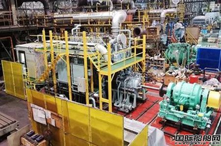熱效率超過柴油機！阪神柴油機展示全球首臺低速四沖程氣體機