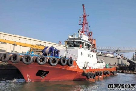 鴻云實業建造5400HP純電動拖輪“云港電拖二號”完成試航