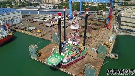 大連中遠海運重工完成“中油海5”平臺維修工程順利開航