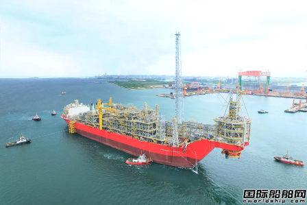 大連中遠海運重工改裝！MODEC塞內加爾FPSO交付離廠
