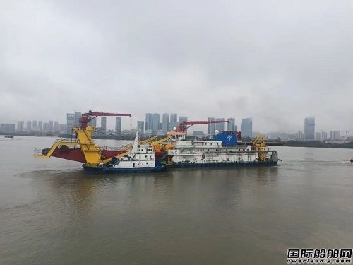 國內首次！黃埔文沖承修電絞式挖泥船“天驊”完成限高改造