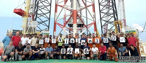 山東海洋集團鉆井平臺首次實現作業周期“百日井”目標