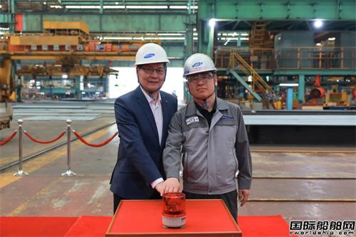 首艘！招商輪船卡塔爾“百船計劃”LNG船在韓國開工