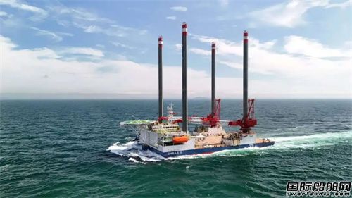 招商工業威海船廠建造自升自航式平臺完成試航